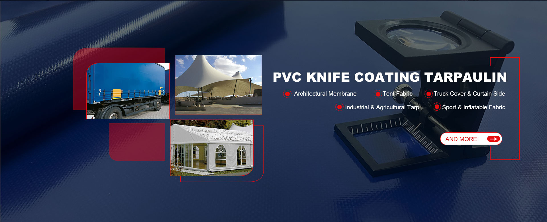 China PVC-Messerbeschichtungsplane